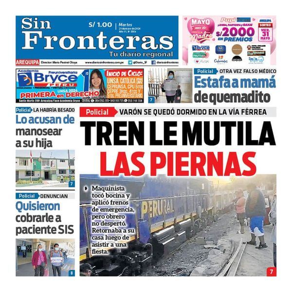 DIARIO SIN FRONTERAS AREQUIPA