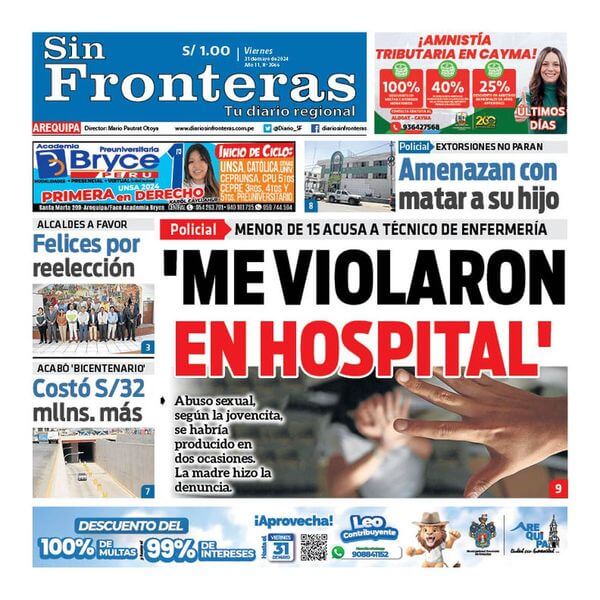 DIARIO SIN FRONTERAS AREQUIPA