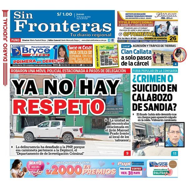 DIARIO SIN FRONTERAS PUNO