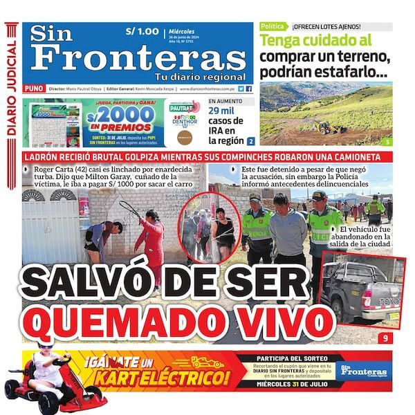 DIARIO SIN FRONTERAS PUNO