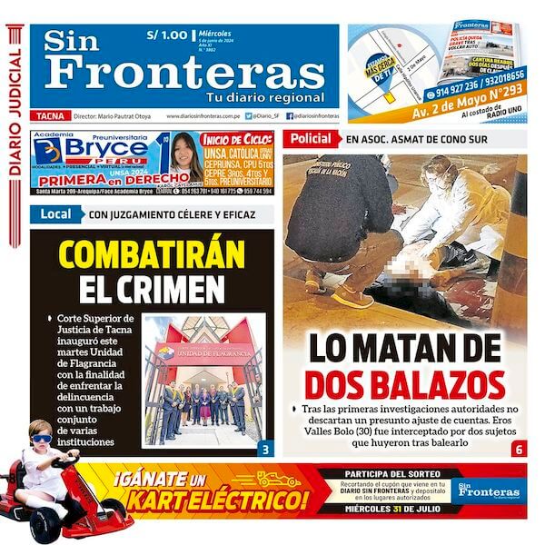 DIARIO SIN FRONTERAS TACNA