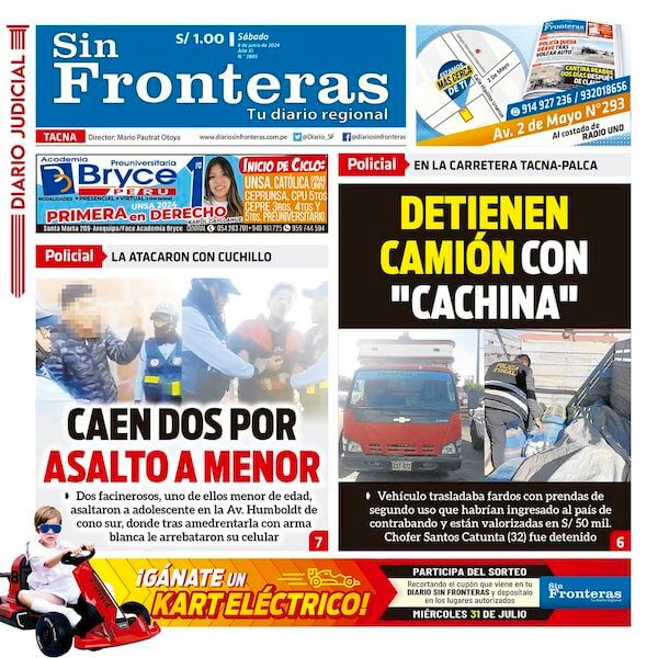 DIARIO SIN FRONTERAS TACNA