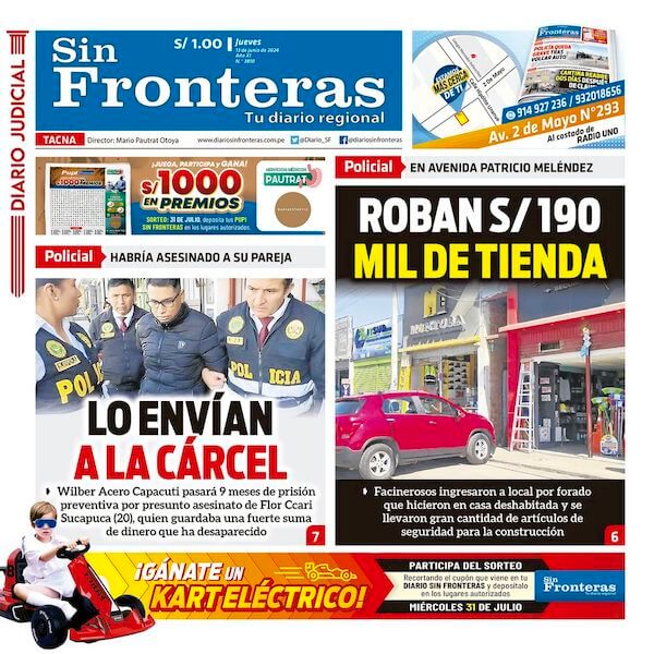 DIARIO SIN FRONTERAS TACNA