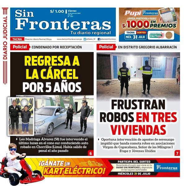 DIARIO SIN FRONTERAS TACNA