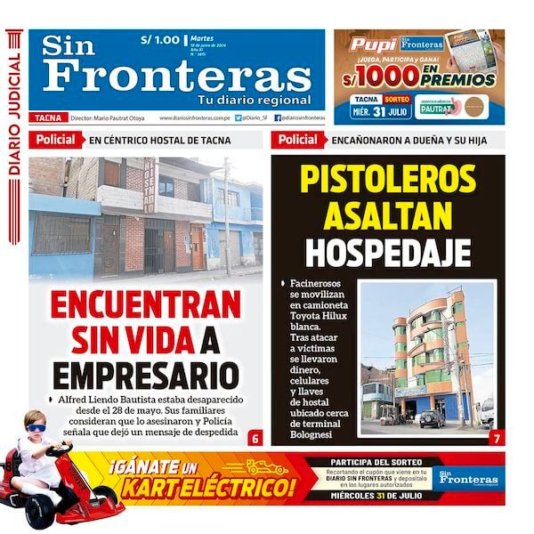 DIARIO SIN FRONTERAS TACNA