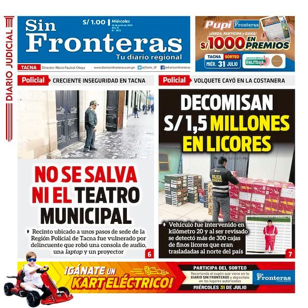 DIARIO SIN FRONTERAS TACNA