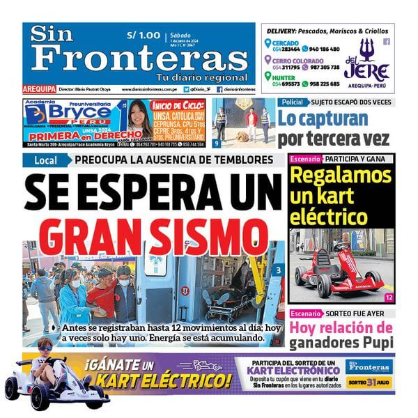 DIARIO SIN FRONTERAS AREQUIPA