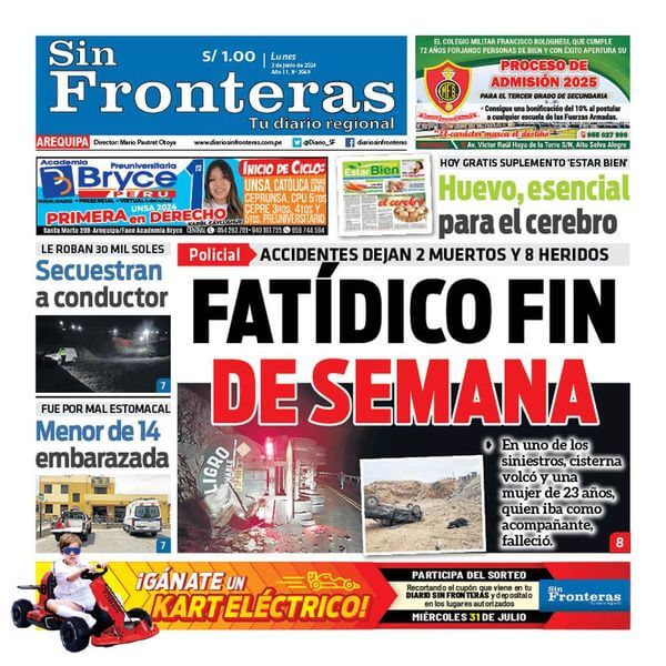 DIARIO SIN FRONTERAS AREQUIPA