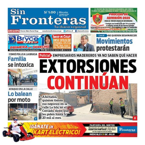 DIARIO SIN FRONTERAS AREQUIPA