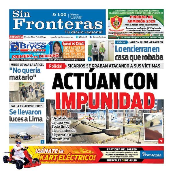 DIARIO SIN FRONTERAS AREQUIPA