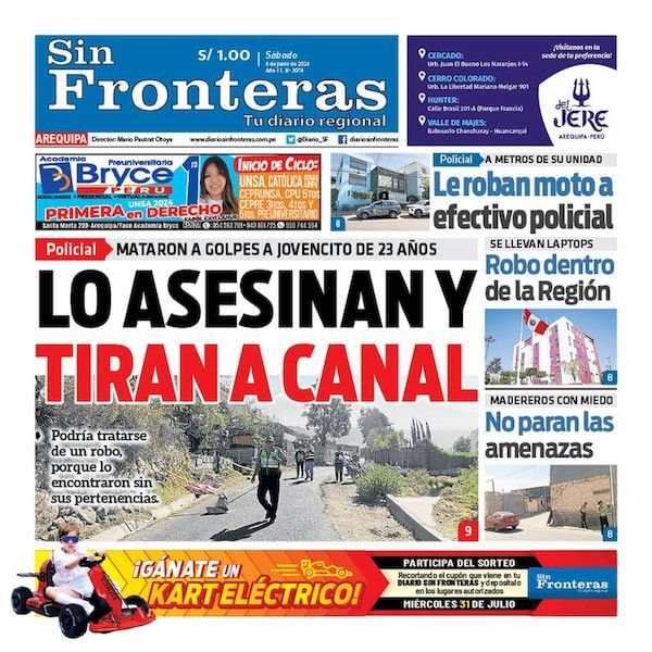 DIARIO SIN FRONTERAS AREQUIPA