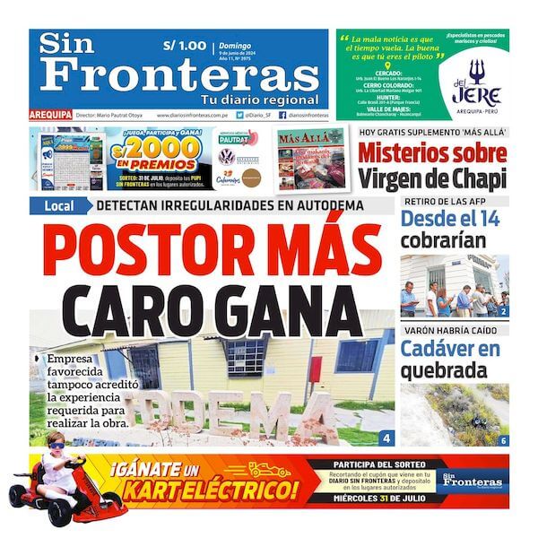 DIARIO SIN FRONTERAS AREQUIPA