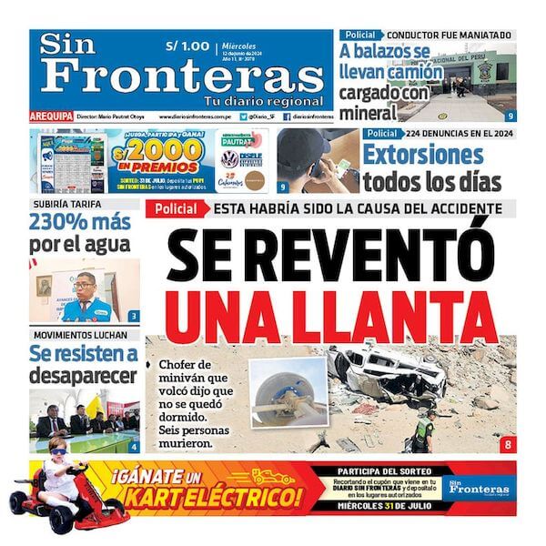 DIARIO SIN FRONTERAS AREQUIPA