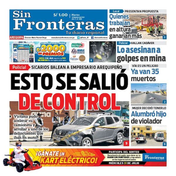 DIARIO SIN FRONTERAS AREQUIPA