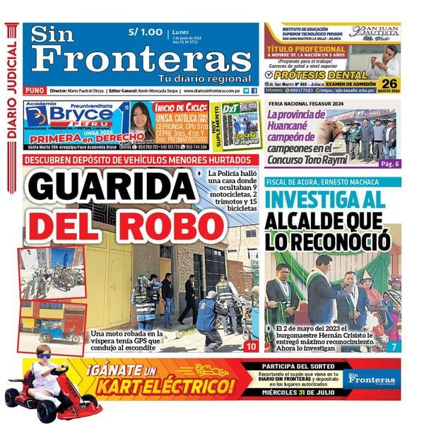 DIARIO SIN FRONTERAS PUNO