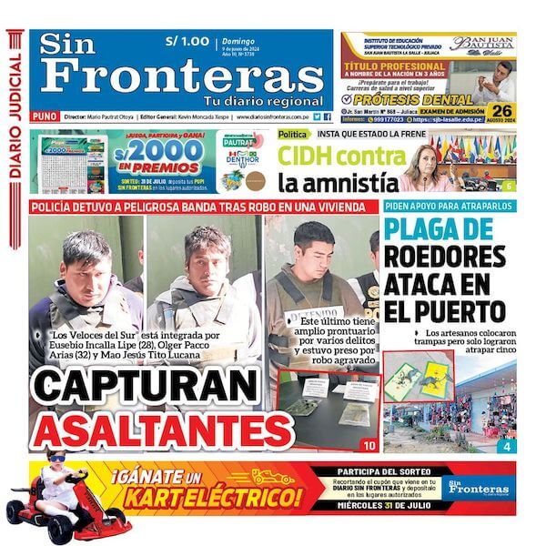 DIARIO SIN FRONTERAS PUNO