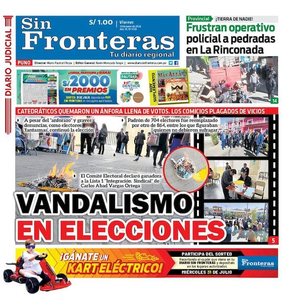 DIARIO SIN FRONTERAS PUNO