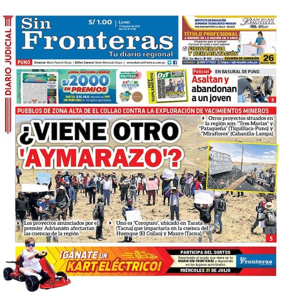 DIARIO SIN FRONTERAS PUNO