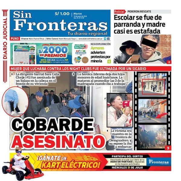 DIARIO SIN FRONTERAS PUNO