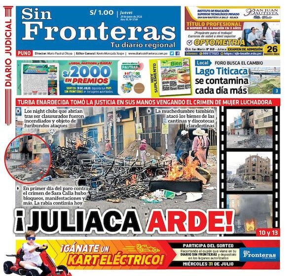  DIARIO SIN FRONTERAS PUNO 20062024