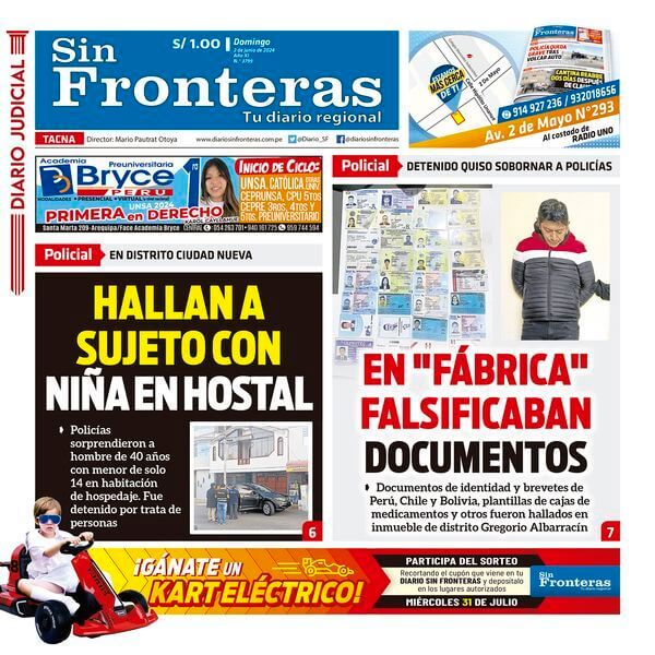 DIARIO SIN FRONTERAS TACNA