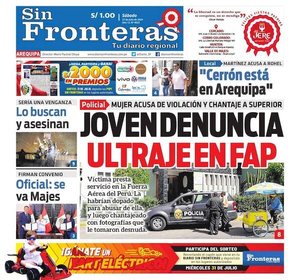 DIARIO SIN FRONTERAS AREQUIPA