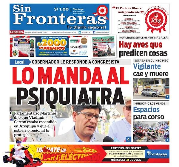 DIARIO SIN FRONTERAS AREQUIPA