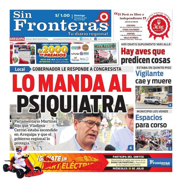 DIARIO SIN FRONTERAS AREQUIPA