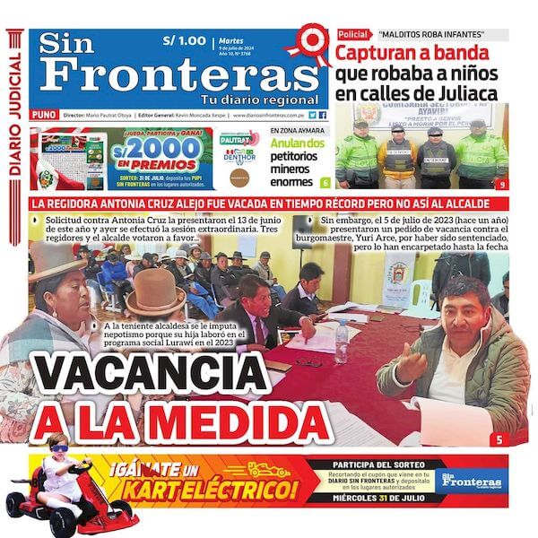 DIARIO SIN FRONTERAS PUNO