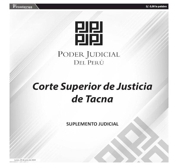  JUDICIALES TACNA 29072024