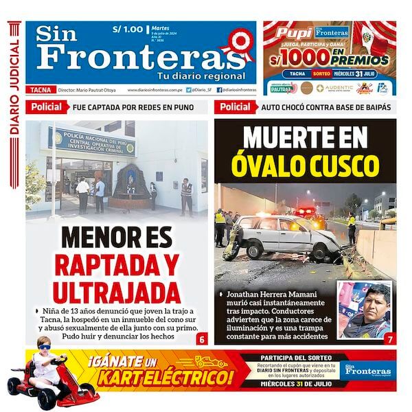 DIARIO SIN FRONTERAS TACNA