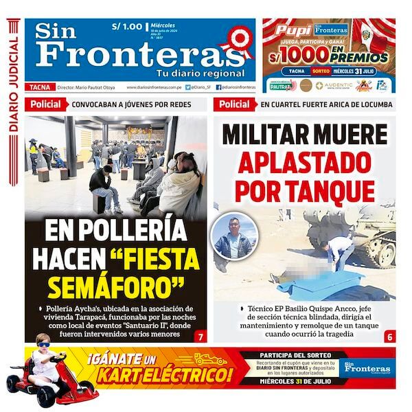 DIARIO SIN FRONTERAS TACNA