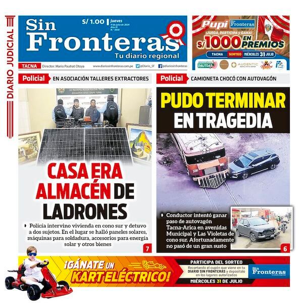 DIARIO SIN FRONTERAS TACNA