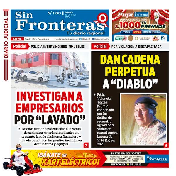 DIARIO SIN FRONTERAS TACNA