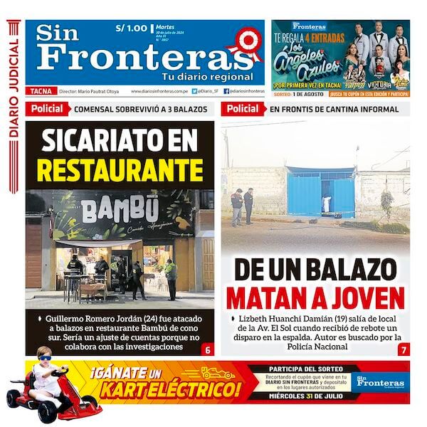 DIARIO SIN FRONTERAS TACNA