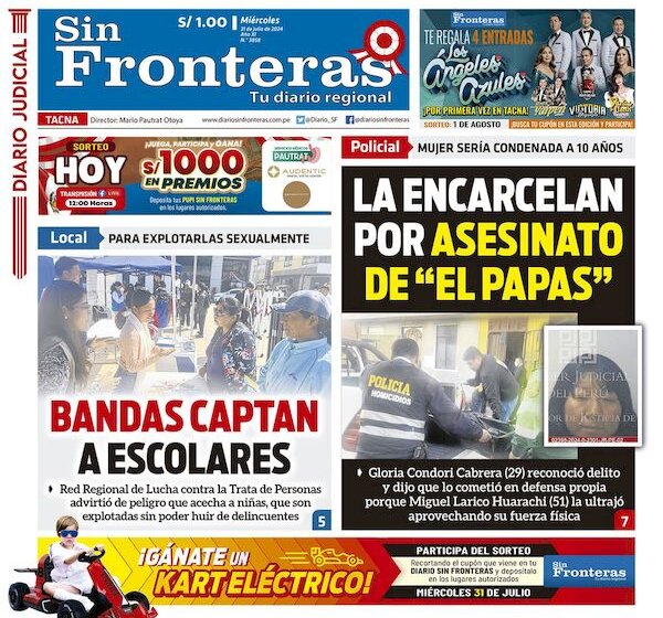 DIARIO SIN FRONTERAS TACNA