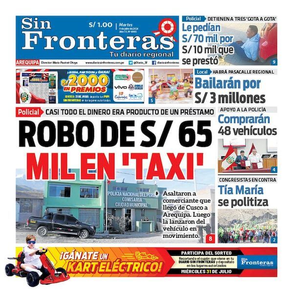 DIARIO SIN FRONTERAS AREQUIPA