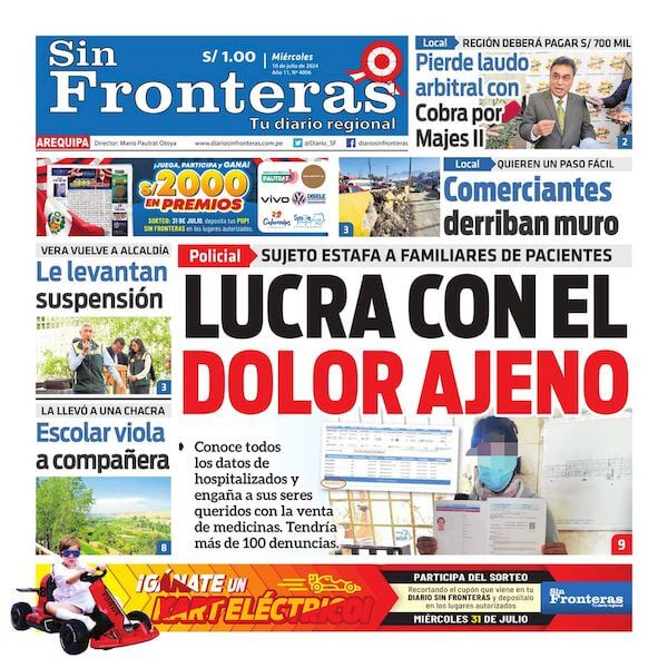 DIARIO SIN FRONTERAS AREQUIPA