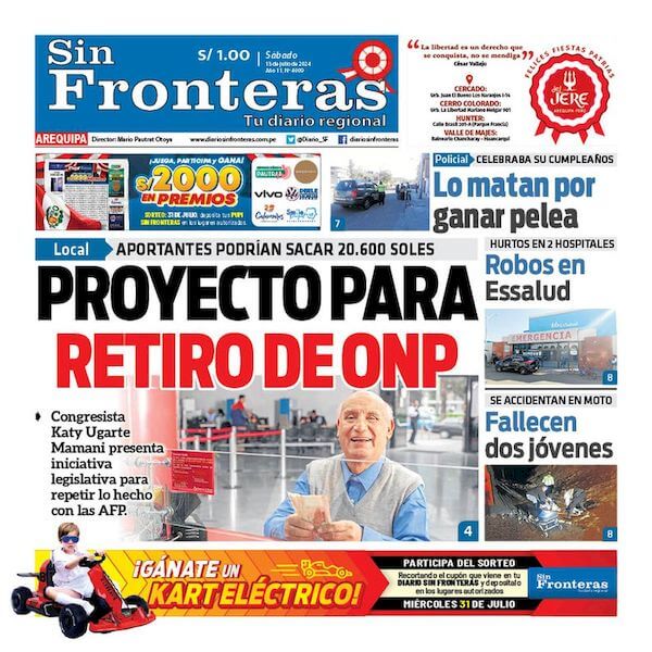 DIARIO SIN FRONTERAS AREQUIPA