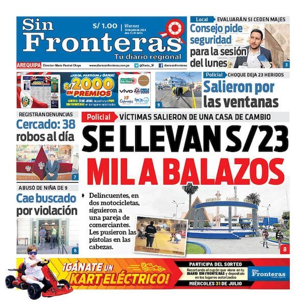 DIARIO SIN FRONTERAS AREQUIPA