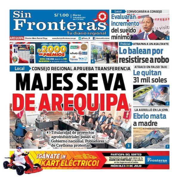 DIARIO SIN FRONTERAS AREQUIPA