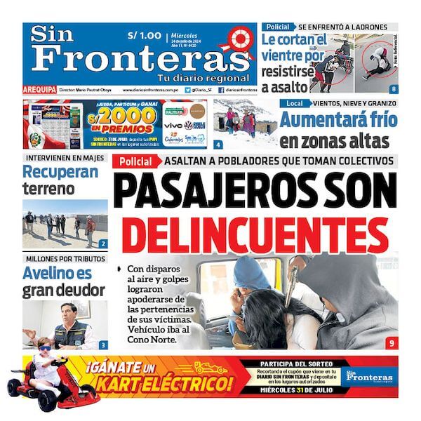 DIARIO SIN FRONTERAS AREQUIPA