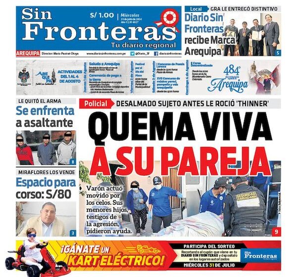 DIARIO SIN FRONTERAS AREQUIPA