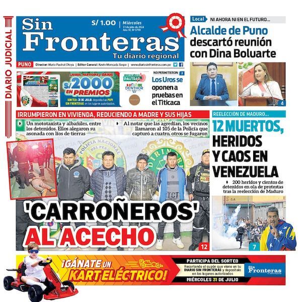 DIARIO SIN FRONTERAS PUNO