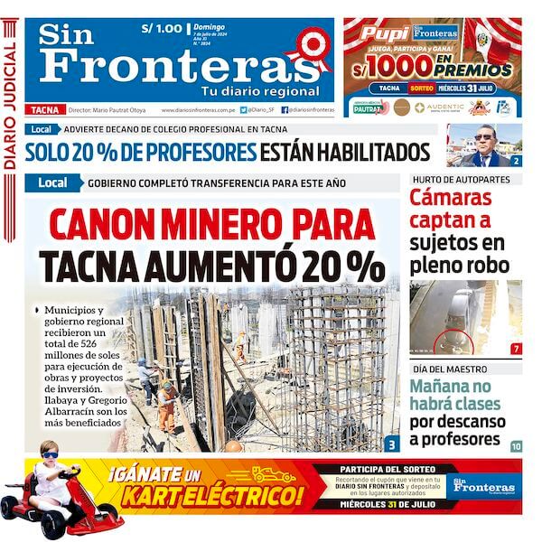 DIARIO SIN FRONTERAS TACNA