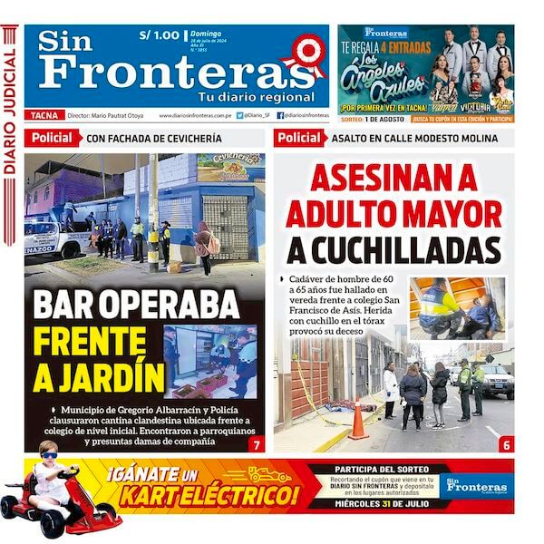 DIARIO SIN FROTNERAS TACNA