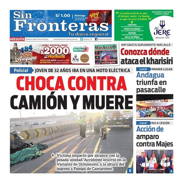 DIARIO SIN FRONTERAS AREQUIPA