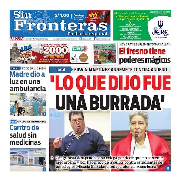 DIARIO SIN FRONTERAS AREQUIPA