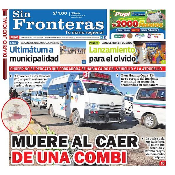 DIARIO SIN FRONTERAS PUNO