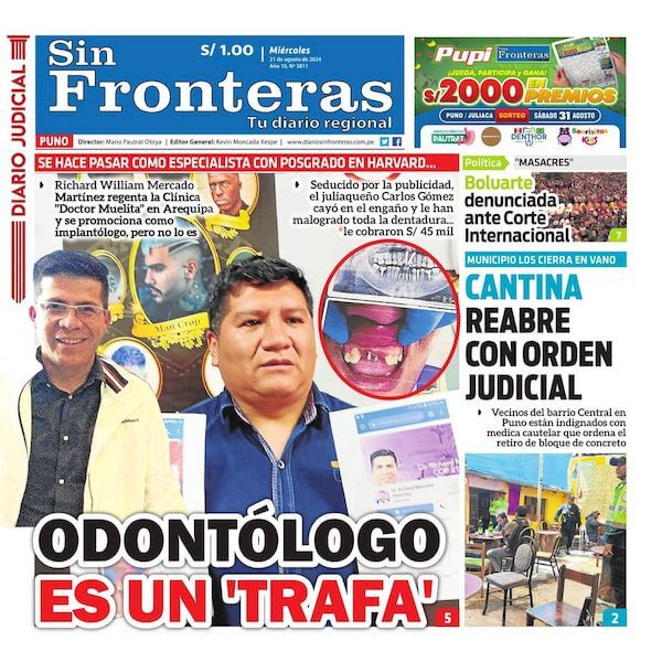 DIARIO SIN FRONTERAS PUNO